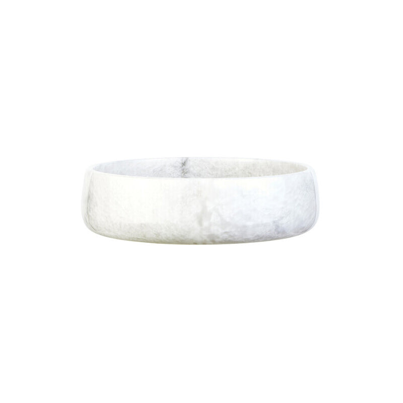 Marmore Round White Marble Bowl