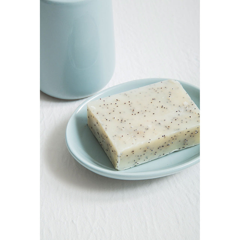 Moon Pale Blue Soap Dish