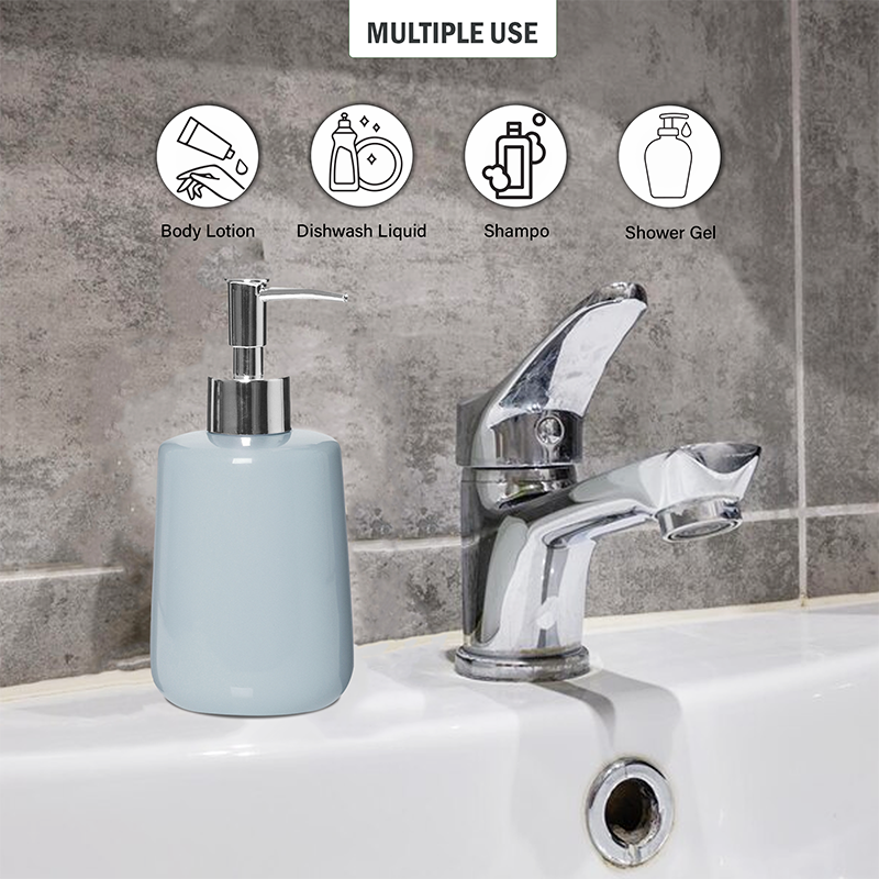 Moon Pale Blue Lotion Dispenser - 340Ml