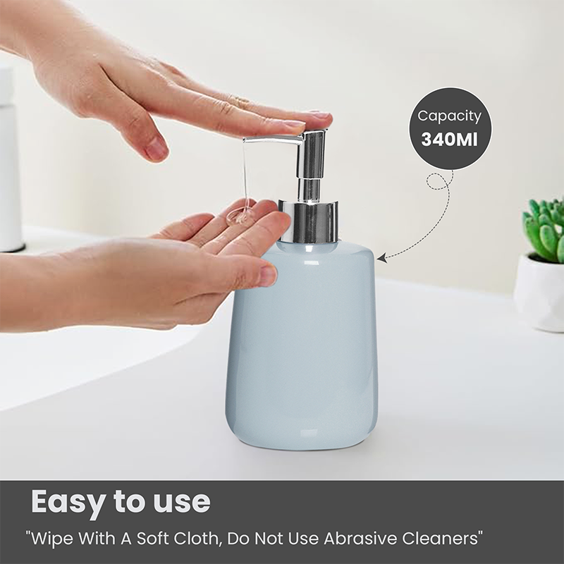 Moon Pale Blue Lotion Dispenser - 340Ml