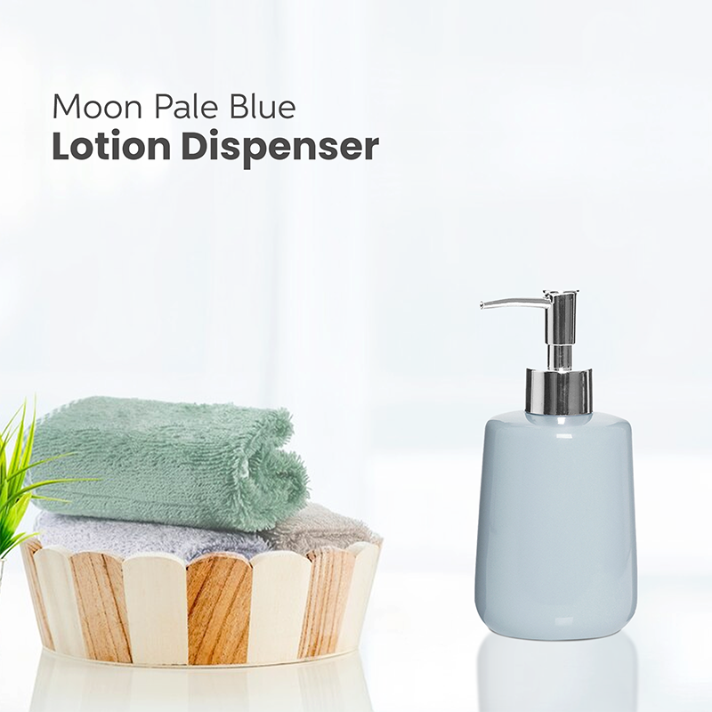 Moon Pale Blue Lotion Dispenser - 340Ml