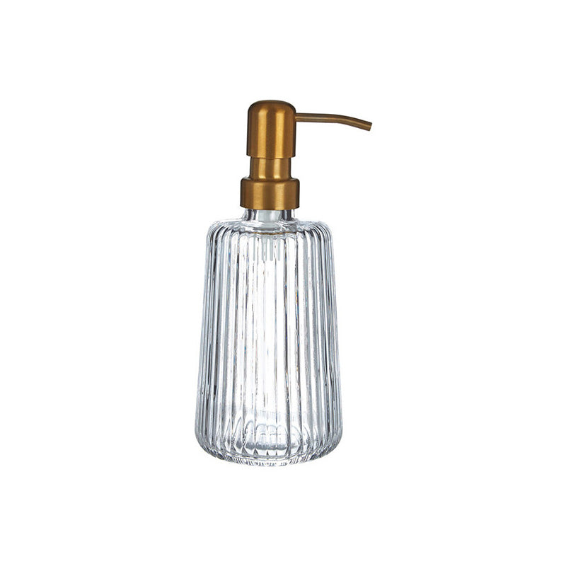Ticino Brittany Clear Glass Lotion Dispenser