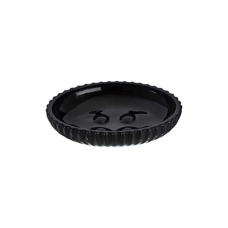 Ticino Brittany Black Glass Soap Dish
