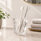 Dow Clear Acrylic Toothbrush Holder