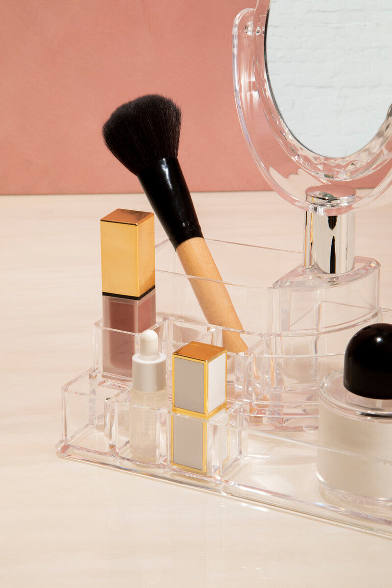 Cosmetic Organiser with Mirror