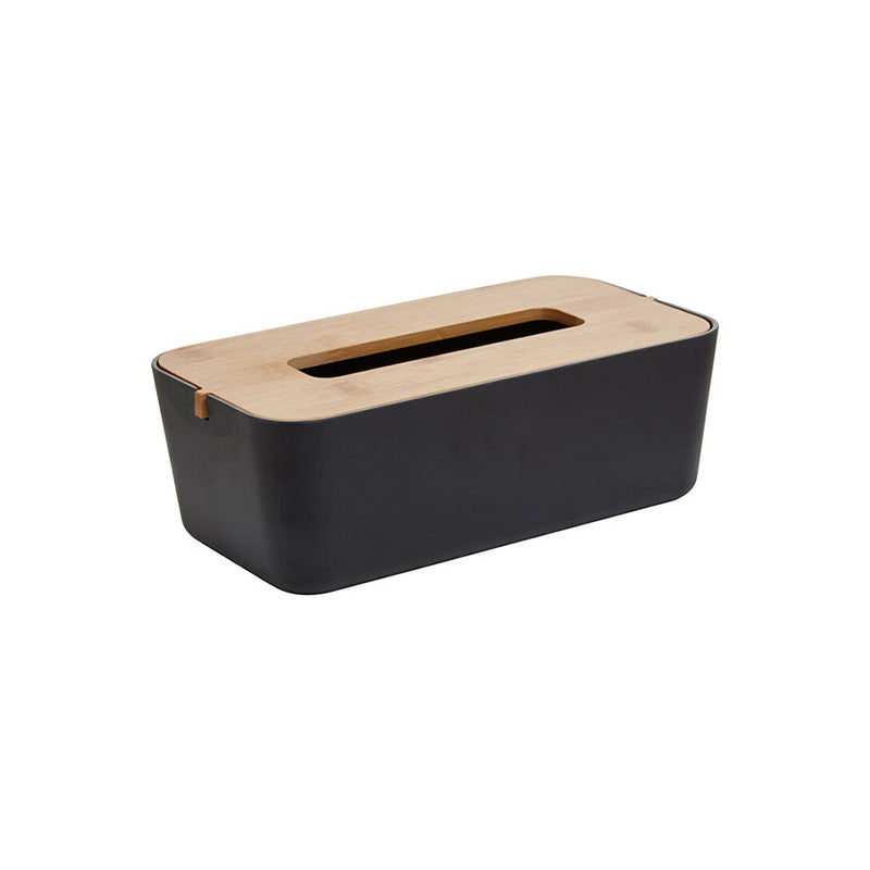 Canyon Black Tissue Box