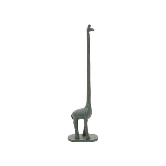 Fauna Grey Giraffe Toilet Roll Holder - Premier Home