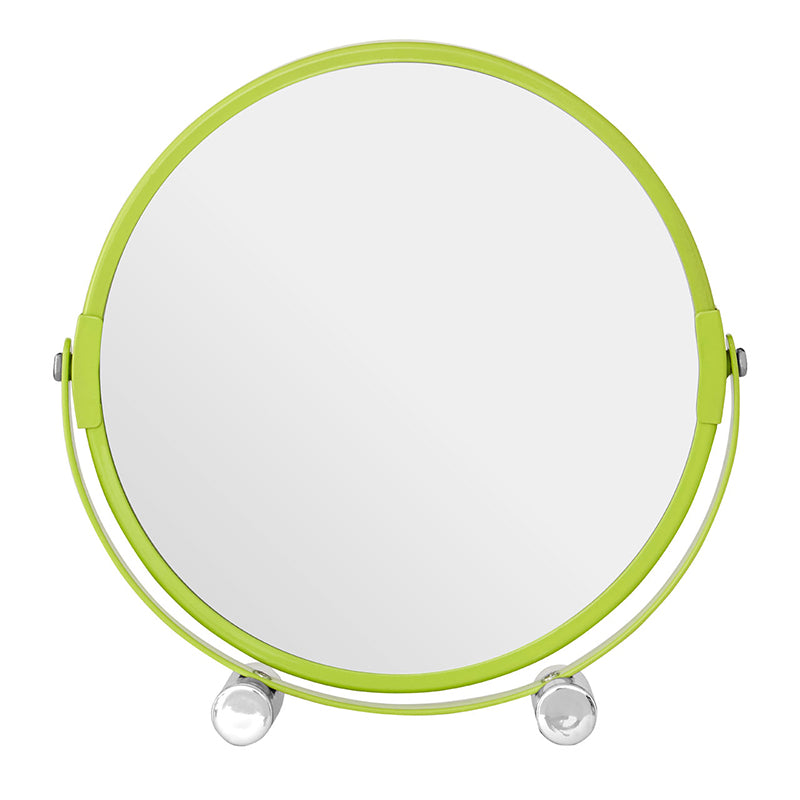 Lime Green Shaving Mirror with Feet