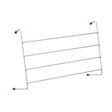 Radiator White 4 Bar Airers - Set of 2 - Premier Home