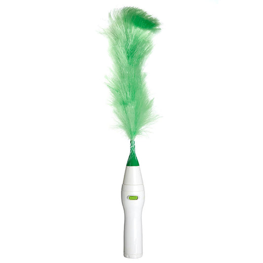 White and GreenRotating Duster