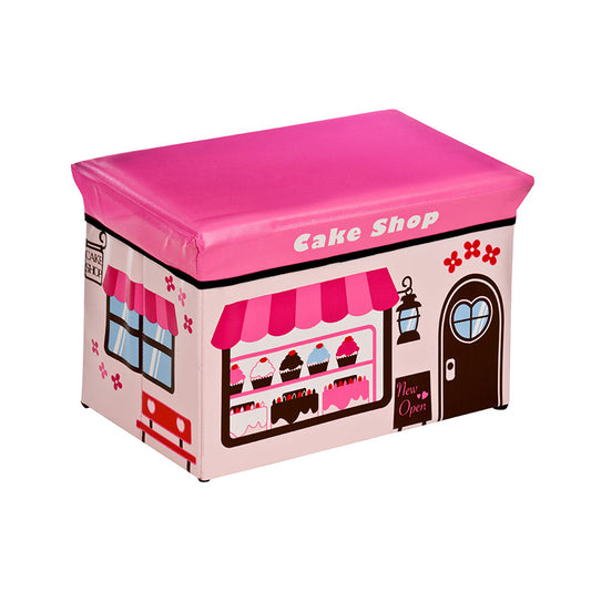 Children'S Cake Shop Design Storage Box/Seat