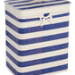 Kankyo Nautical Blue And White Laundry Hamper