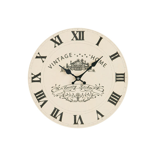 Vintage cream wall clocks for home decor, ideal for adding a touch of sophistication and style to your living room.