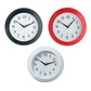 Vintage Black Plastic Wall Clock