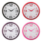 Plastic White Face Wall Clock