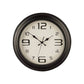 Myers Matt Black Metal Wall Clock - Premier Home