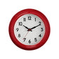 Maddox Red Metal Wall Clock - Premier Home