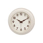 Maddox Cream Metal White Face Wall Clock - Premier Home