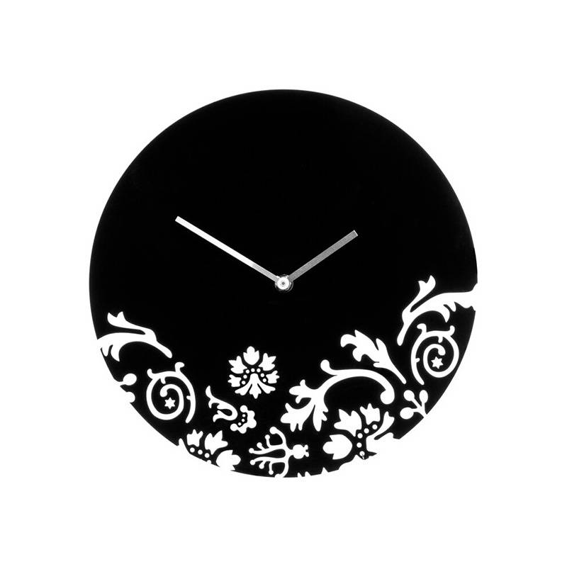 Issak Black Acrylic Wall Clock
