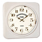 Fifty Five South Ivory Square Wall Clock