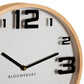 Vitus White Wood Large Numbers Wall Clock