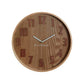 Vitus Brown Grain Large Wall Clock - Premier Home