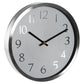 Vitus Silver Large Wall Clock