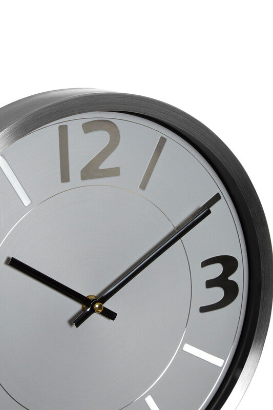 Vitus Silver Large Wall Clock