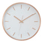 Large 3D Effect Copper Hued Wall Clock