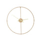 Beauly Metal Wall Clock With Gold Finish - Premier Home