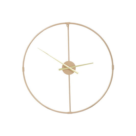 Beauly Metal Wall Clock With Gold Finish