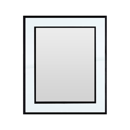 Mirrored black photo frames for home decor, perfect for showcasing your memories.