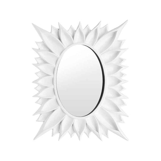 Floral White High Gloss 4 x 6" Photo Frame