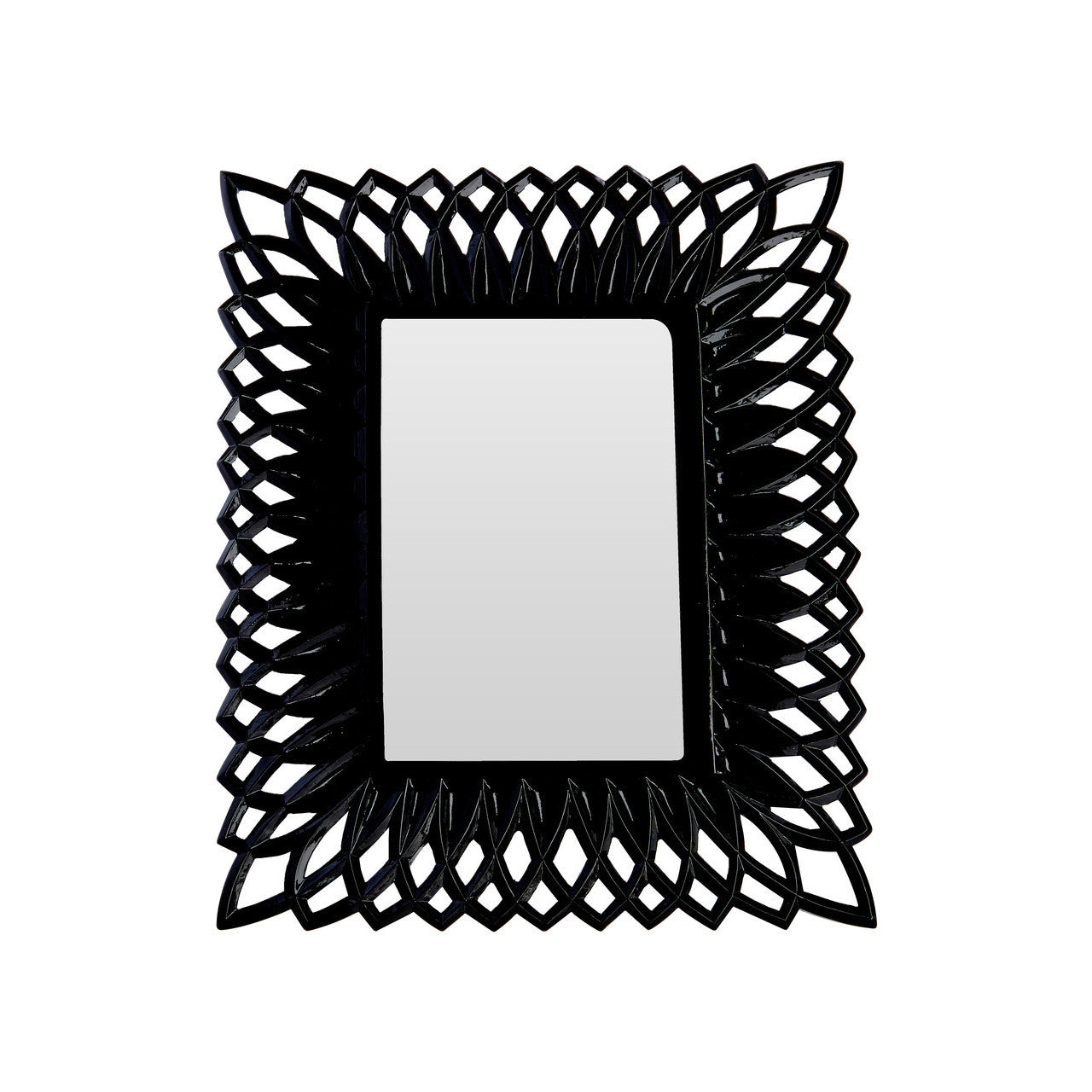 Swirl black high gloss photo frame to enhance your living area's beauty.