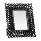 Swirl Black High Gloss Photo Frame - 5 x 7