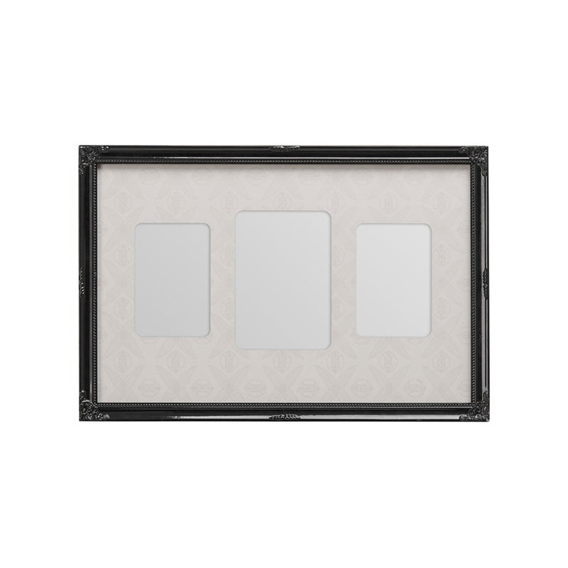 Black 3 Photo Multi Photo Frame