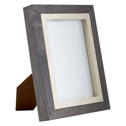 Decorative two-tone photo frames for home and office decoration.