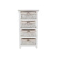 4 Maize Baskets White Storage Unit - Premier Home