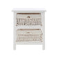 White 2 Maize Baskets Storage Unit - Premier Home
