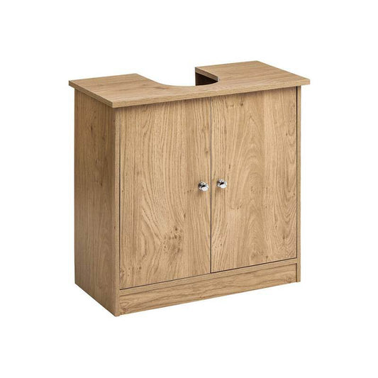 Portland Oak Veneer Under Sink Cabinet - Premier Home