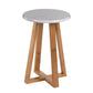 Viborg Bamboo Round Stool (Blue - Grey)