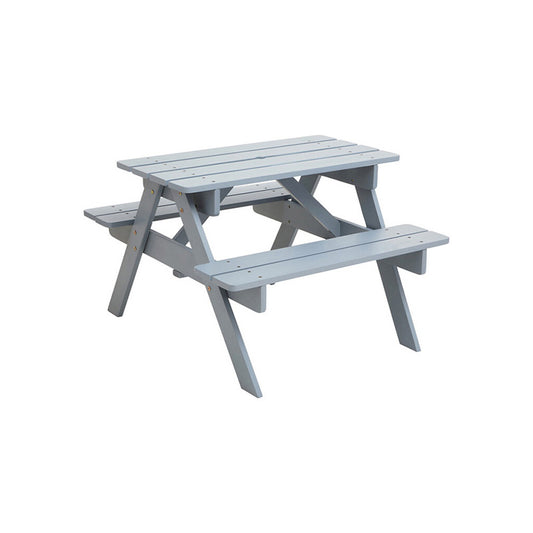 Brighton Wood Grey Kids Picnic Bench