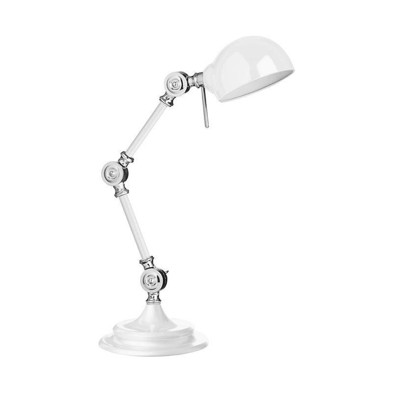 Modern adjustable table lamp for study desk, perfect for reading and focused work.