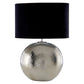 Jarvis Scratched Silver Table Lamp