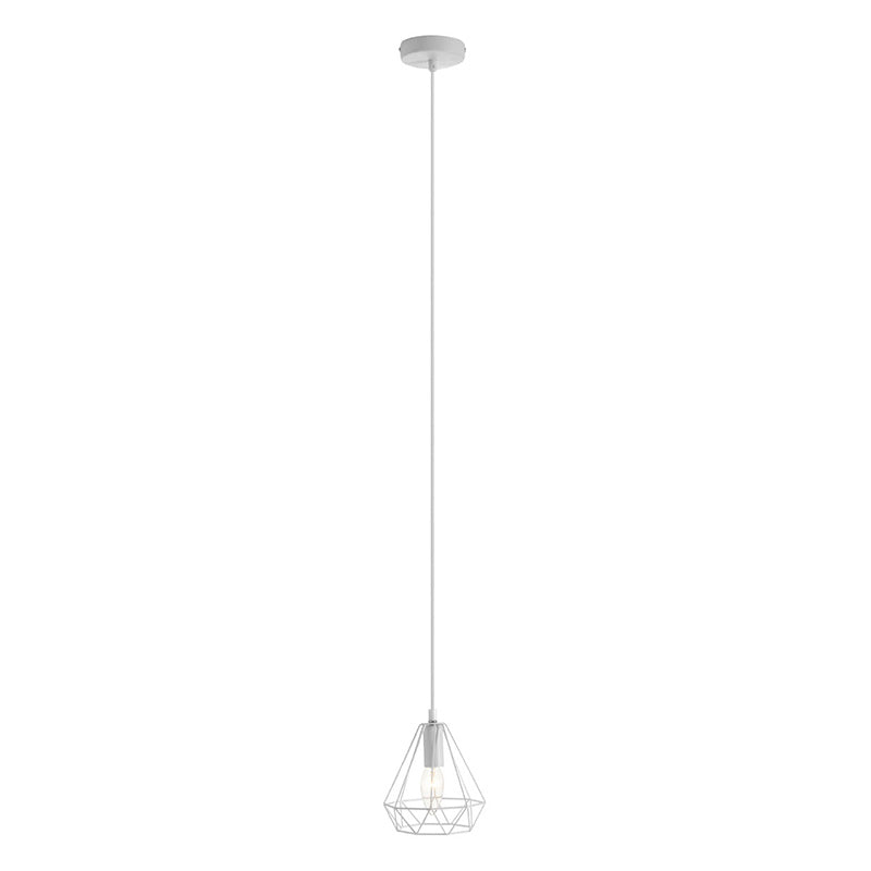 Beli White Metal Wire Pendant Light