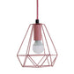 Beli Pink Metal Wire Pendant Light - Premier Home