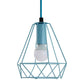 Beli Blue Metal Wire Pendant Light - Premier Home