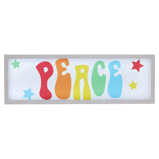 Peace Led Light Box