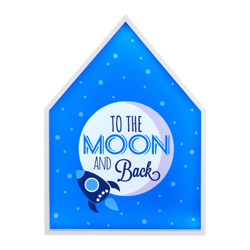 To The Moon & Back Led Light Box