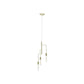 Lagona 3 Bulb Gold Finish Pendant Light - Premier Home